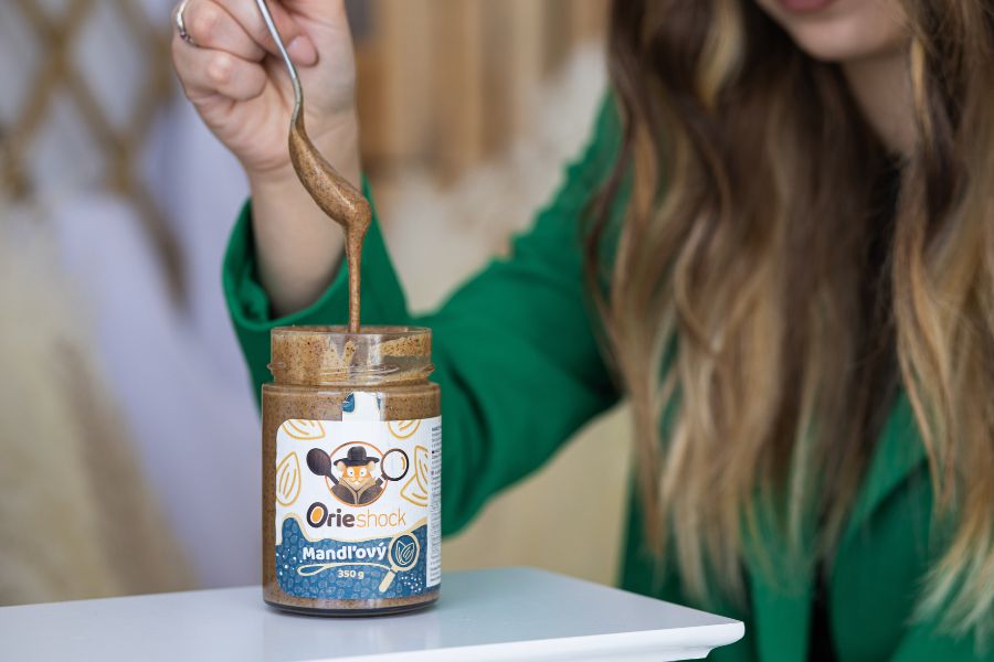 Mandľový krém bez pridaných látok